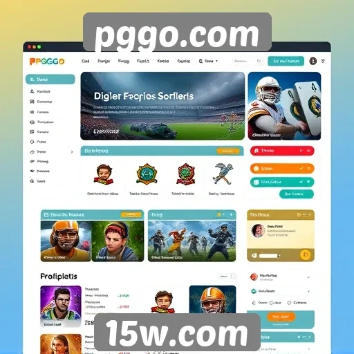 Interface do usuário do pggo.com é intuitiva